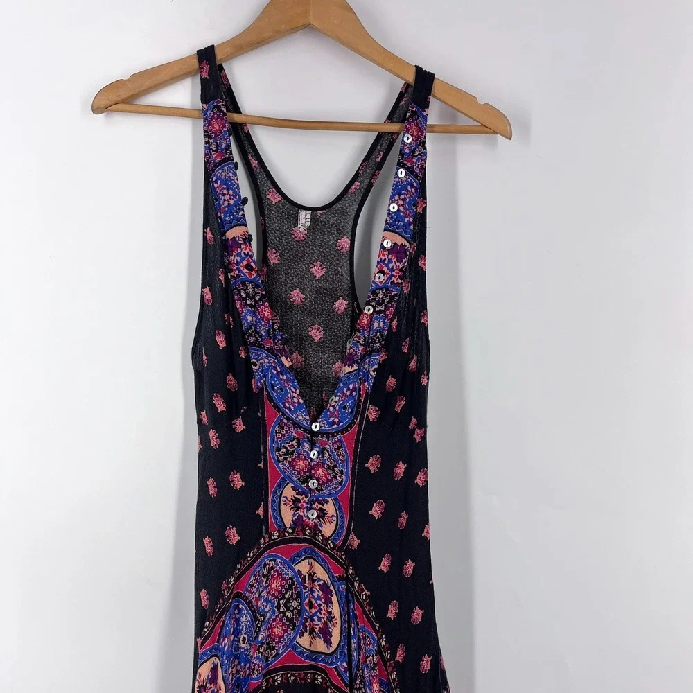 Intimately Free People Faithfully Yours Paisley Floral Handkerchief Slip Dress S